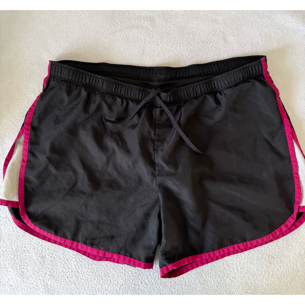 Women's Champion running Shorts M Black Pink Athletic